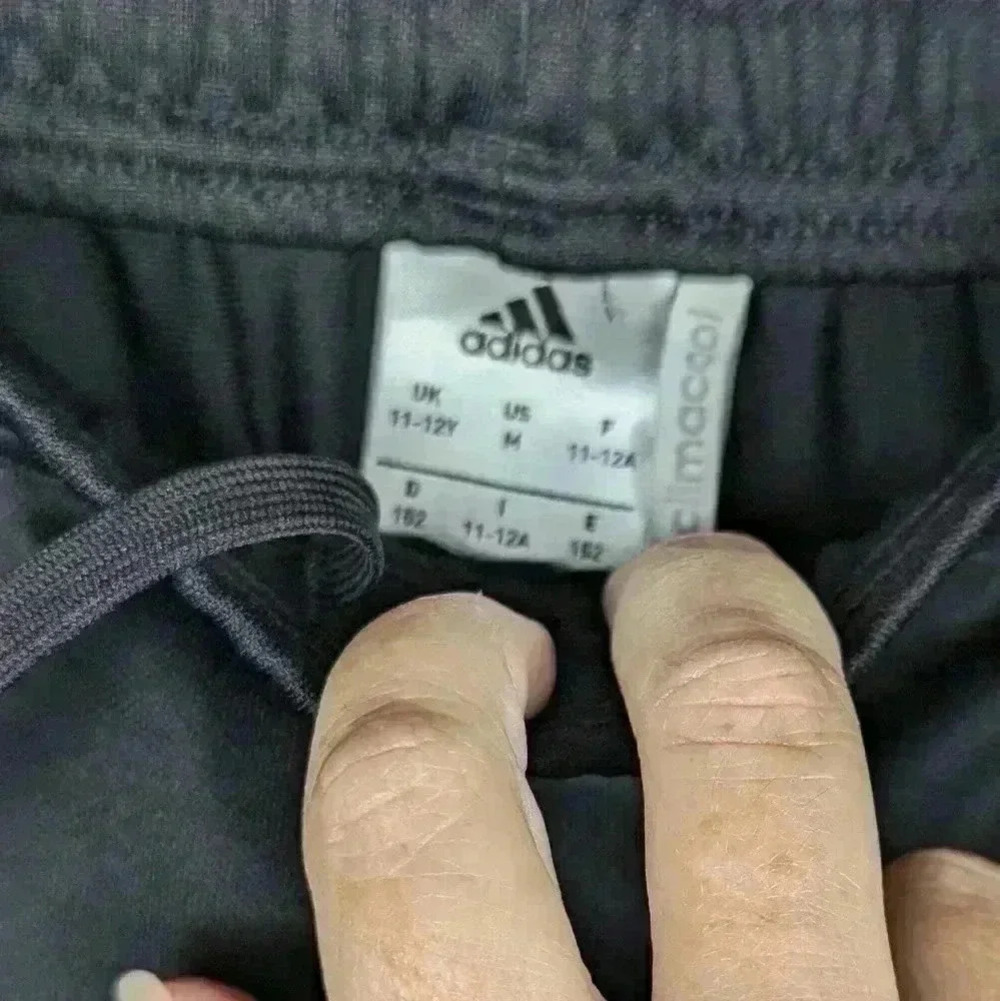 Adidas Climatecool Youth Black Joggers Size M - Picture 3 of 6
